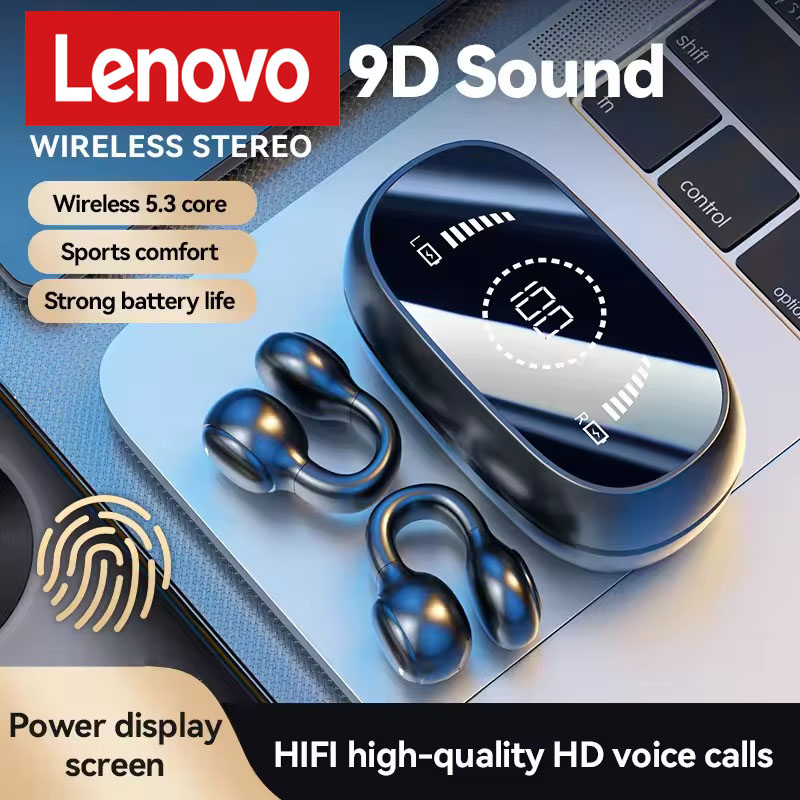 Bone Conduction Running Headphones - Oryginalne bezprzewodowe słuchawki Bluetooth Lenovo M47,