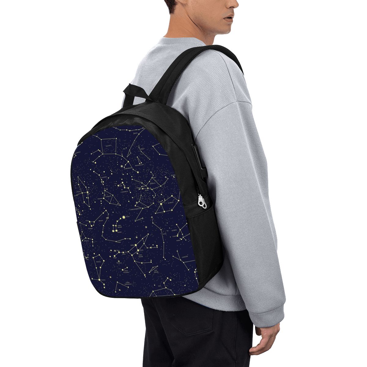 Laptops - Nocne Niebo Złote Niebiańskie Gwiazdy Zodiakalne