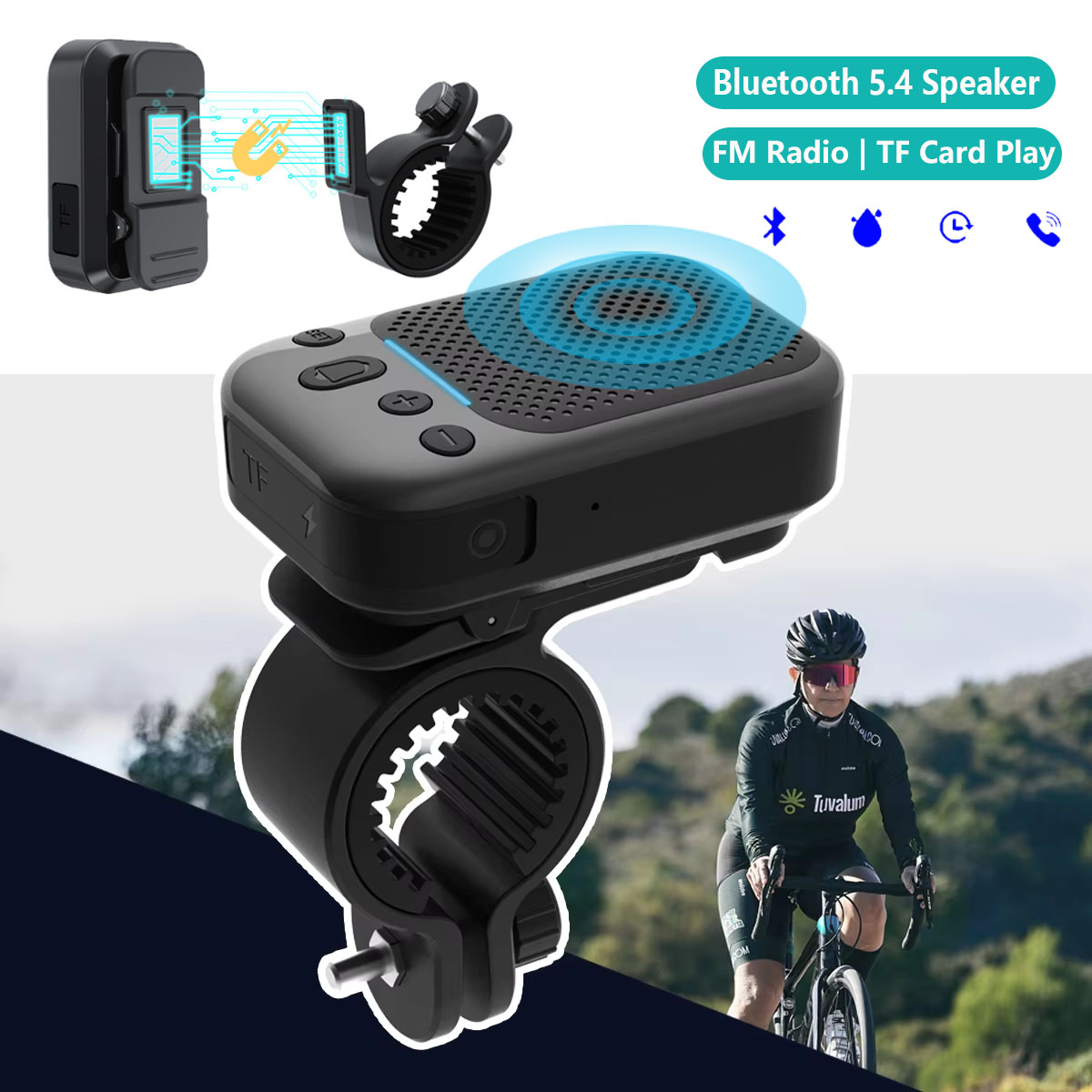 Portable Bluetooth Speaker Waterproof Ipx7 - Mini Głośnik Bezprzewodowy Bluetooth 5.4 Przenośny