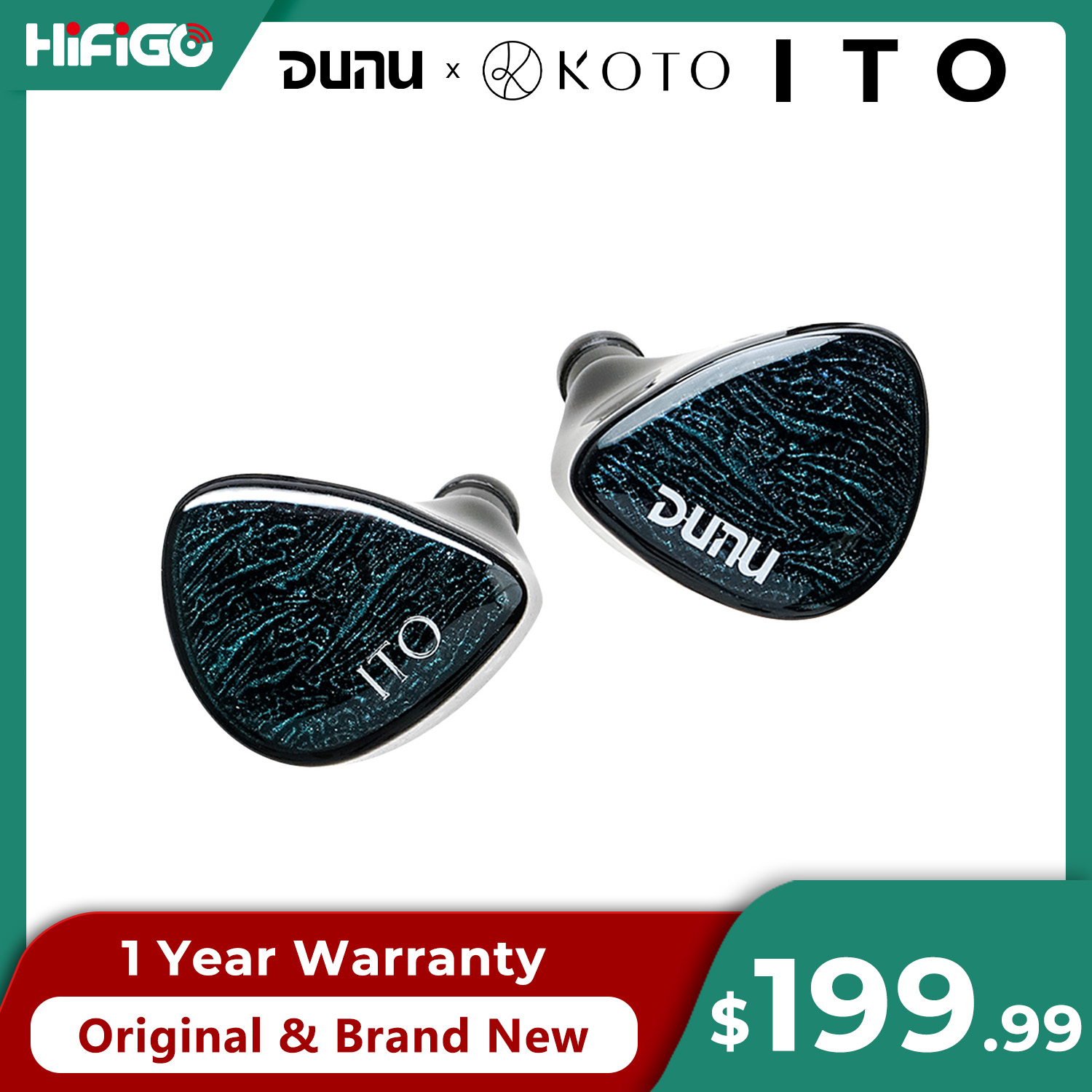Planar Magnetic Iem Earphones - DUNU X KOTO ITO Słuchawki douszne