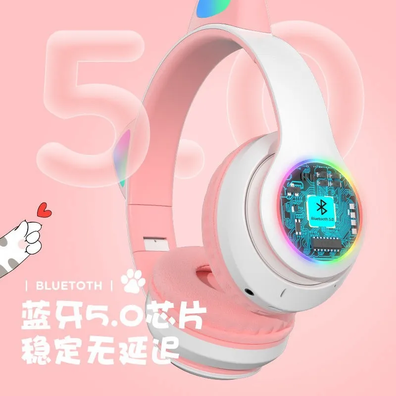 Słuchawki Bluetooth z kocimi u – Cat Ear Bluetooth Headset Led recenzja i cena