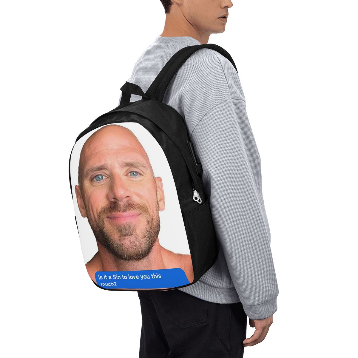 Plecak Johnny Sins z motywem f – Laptops recenzja i cena