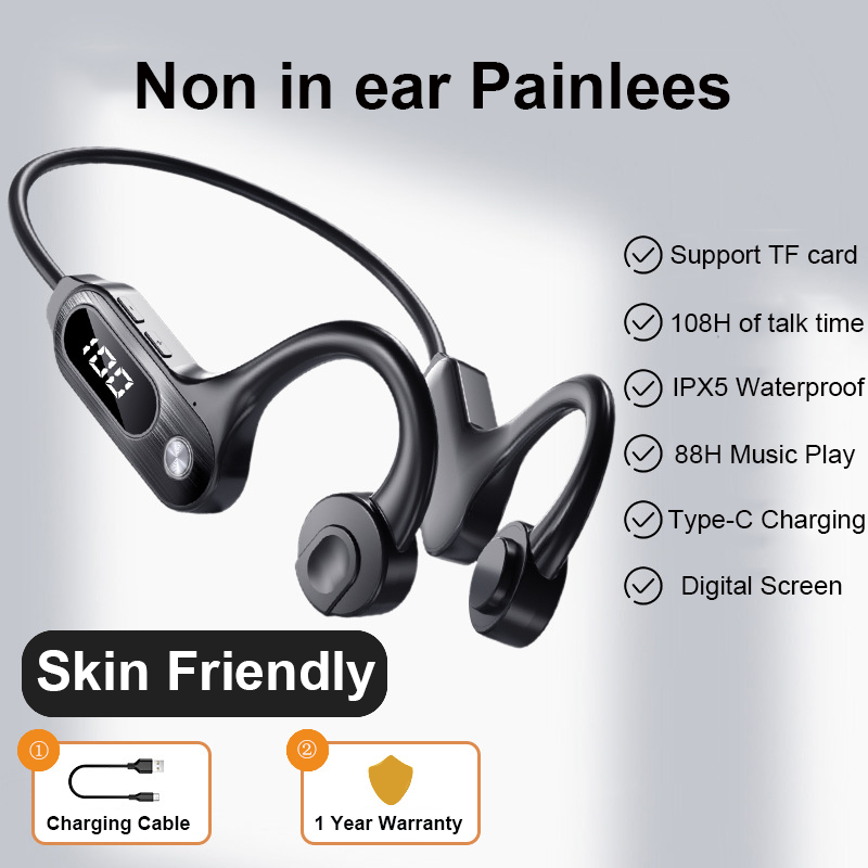 Słuchawki douszne Bluetooth 5. – Open Ear Air Conduction Headphones recenzja i cena