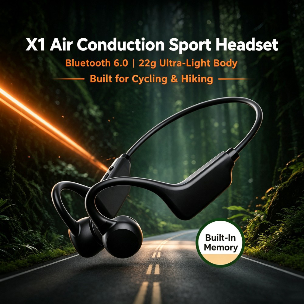 KEBIDUMEI – bezprzewodowe słuc – Open Ear Air Conduction Headphones recenzja i cena