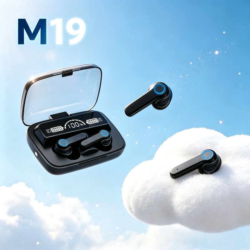 Nowe słuchawki douszne TWS M19 – Tws Earbuds Bluetooth 5.3 recenzja i cena