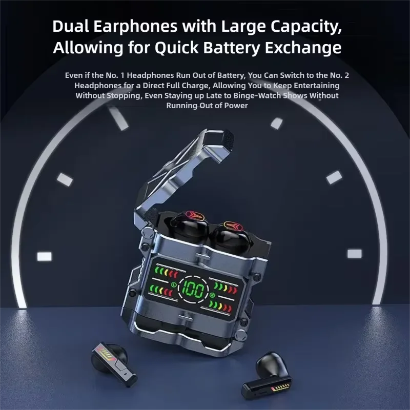 Słuchawki gamingowe Mecha TWS  – Gaming Headset With Mic Rgb recenzja i cena