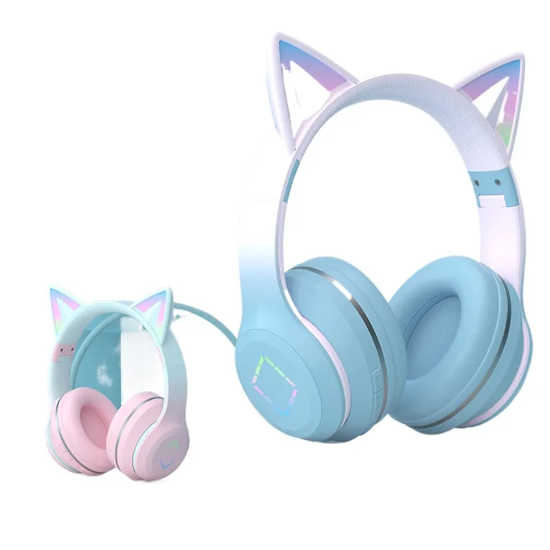 Bezprzewodowe słuchawki Blueto – Cat Ear Bluetooth Headset Led recenzja i cena