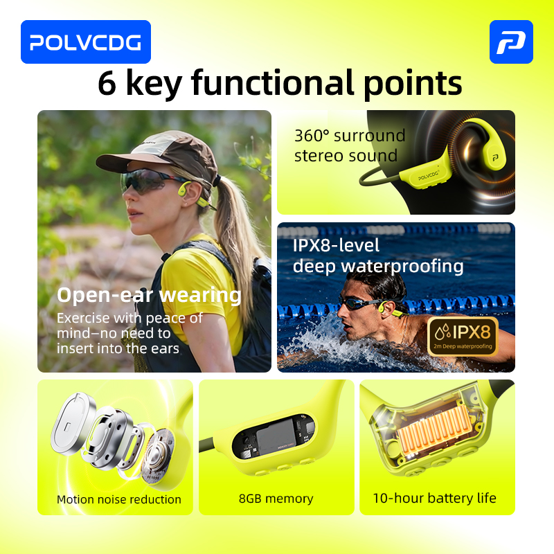 POLVCDG 8G Słuchawki sportowe  – Sleep Mask Headphones Bluetooth recenzja i cena